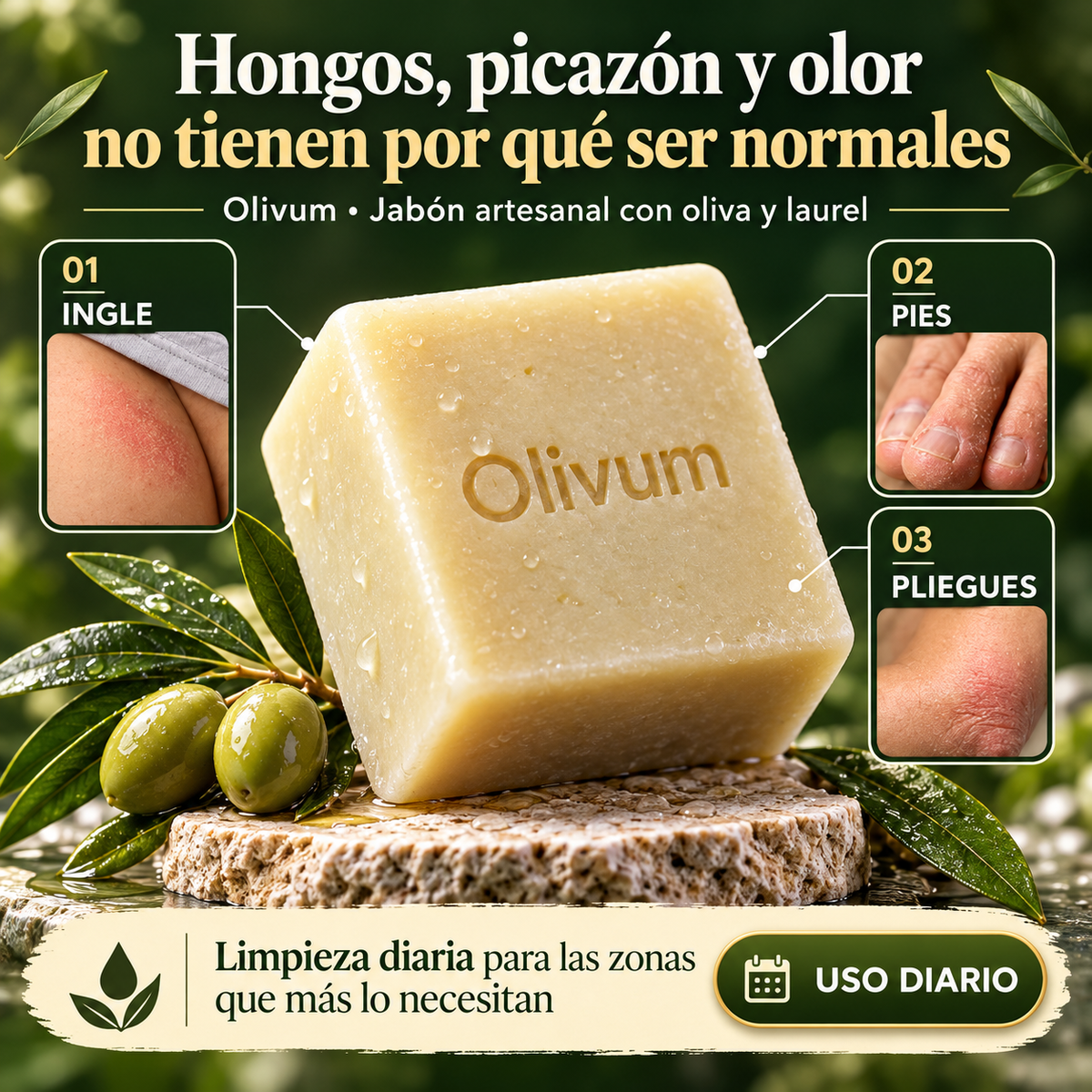 Jabón Antifúngico Olivum